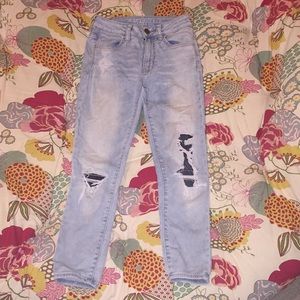 American Eagle Skinny Ripped Jeans